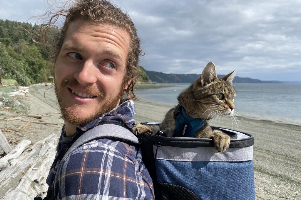 backpack adventure cat