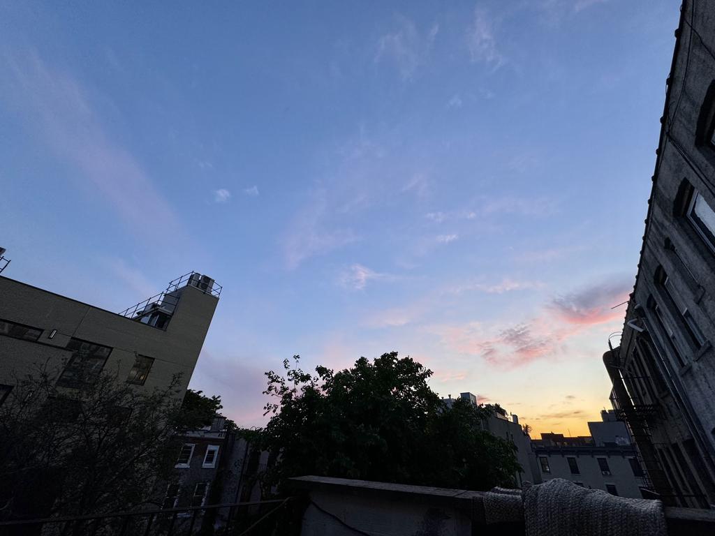 Brooklyn apartment sunsets