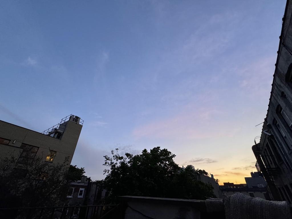Brooklyn apartment sunsets