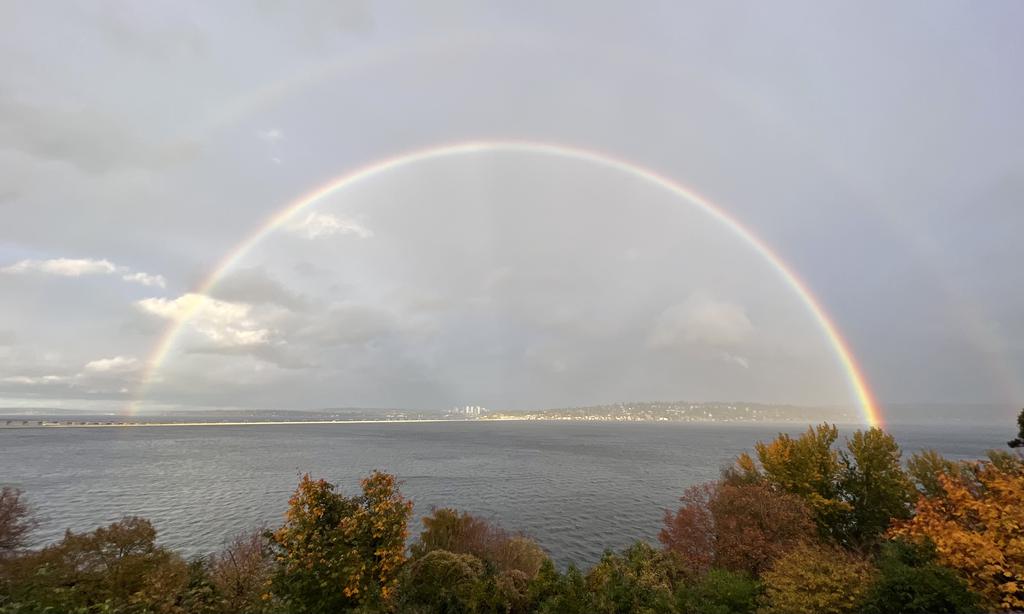 Bellevue double rainbow