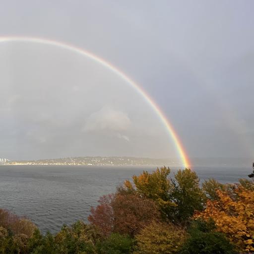 Bellevue double rainbow