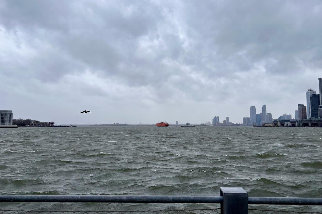cloudy Staten Island Ferry