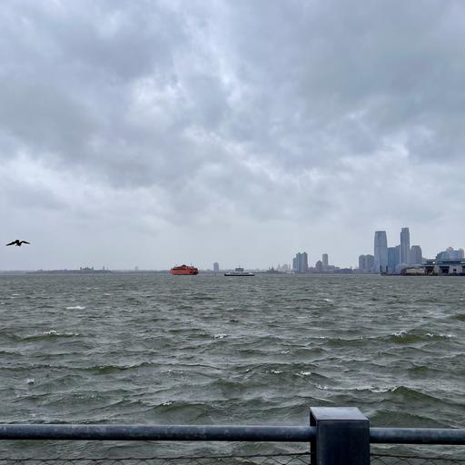 cloudy Staten Island Ferry