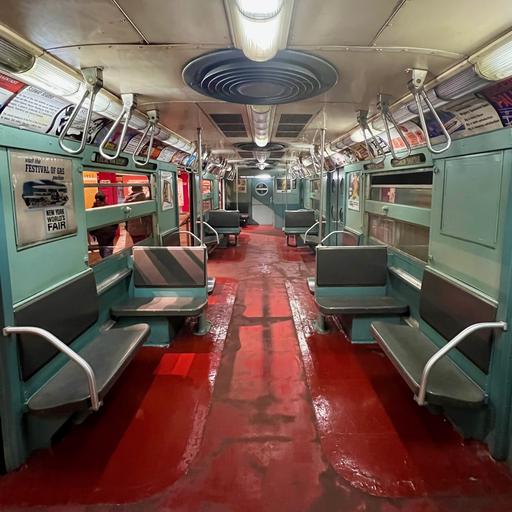 old subway car