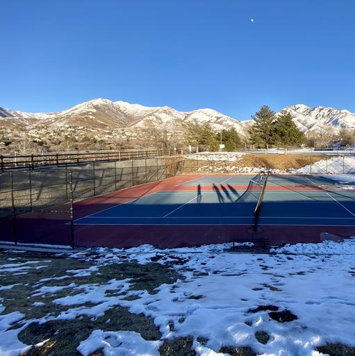 winter tennis